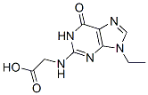Glycine,  N-(9-ethyl-6,9-dihydro-6-oxo-1H-purin-2-yl)- 구조식 이미지