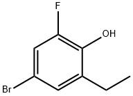 Phenol, 4-bromo-2-ethyl-6-fluoro- (9CI) Structure