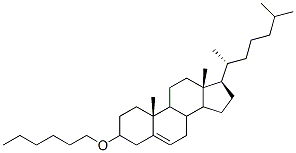 cholesteryl hexyl ether Structure