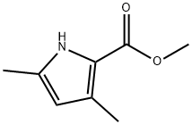 1H-Pyrrole-2-carboxylicacid,3,5-dimethyl-,methylester(9CI) Structure
