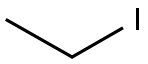 Ethyl iodide Structure