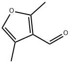 3-Furancarboxaldehyde, 2,4-dimethyl- (9CI) Structure