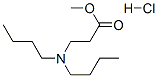 methyl N,N-dibutyl-beta-alaninate hydrochloride Structure