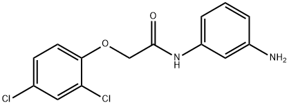 N-(3-Aminophenyl)-2-(2,4-dichlorophenoxy)acetamide Structure