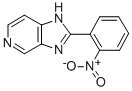 2-(2-니트로페닐)-1H-이미다조(4,5-c)피리딘 구조식 이미지