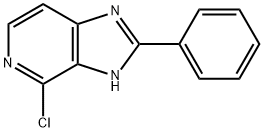 4-Chloro-2-phenyl-1H-imidazo(4,5-c)pyridine Structure