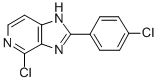 4-Chloro-2-(4-chlorophenyl)-imidazo(4,5-c)pyridine Structure