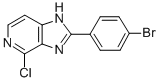 4-클로로-2-(4-브로모페닐)-이미다조(4,5-c)피리딘 구조식 이미지
