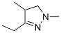 3-Ethyl-4,5-dihydro-1,4-dimethyl-1H-pyrazole Structure