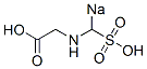 N-Sodiumsulfomethylglycine Structure