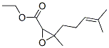 ethyl 3-methyl-3-(4-methylpent-3-enyl)oxirane-2-carboxylate  Structure