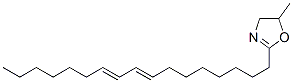 2-(8,10-Heptadecadienyl)-4,5-dihydro-5-methyloxazole Structure