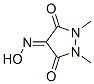 피라졸리딘트리온,디메틸-,4-옥심(9CI) 구조식 이미지