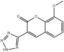 8-Methoxy-3-(1H-tetrazol-5-yl)coumarin Structure