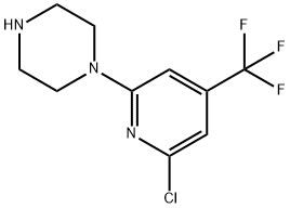 1'-(6-Chloro-4-(trifluoromethyl)pyridin-2-yl)-piperazine Structure