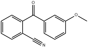2-CYANO-3'-METHOXYBENZOPHENONE Structure