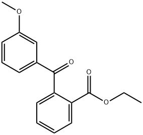 2-CARBOETHOXY-3'-METHOXYBENZOPHENONE Structure