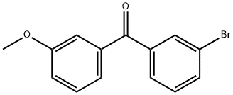 3-BROMO-3'-METHOXYBENZOPHENONE 구조식 이미지