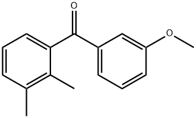 2,3-DIMETHYL-3'-METHOXYBENZOPHENONE Structure