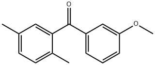 2,5-DIMETHYL-3'-METHOXYBENZOPHENONE Structure