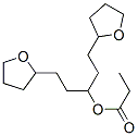Propanoic acid 1,5-di(tetrahydrofuran-2-yl)pentan-3-yl ester Structure