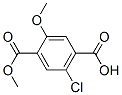 5-클로로-2-메톡시테레프탈산수소1-메틸에스테르 구조식 이미지
