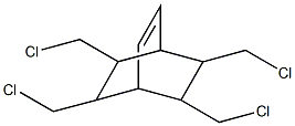 5-exo,6-endo,7-exo,8-endo-5,6,7,8-tetra(chloroMethyl)-bicyclo[2.2.2]oct-2-ene 구조식 이미지