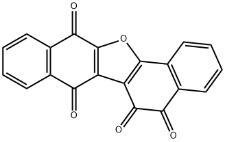 디나프토[1,2-b:2',3'-d]푸란-5,6,7,12-테트론 구조식 이미지