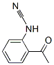 Cyanamide, (2-acetylphenyl)- (9CI) Structure