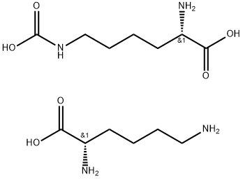 N6-carboxy-L-lysine, compound with L-lysine (1:1) Structure