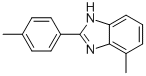 4-METHYL-2-(4-METHYLPHENYL)-1H-BENZIMIDAZOLE 구조식 이미지