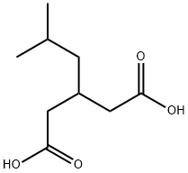 3-isobutylglutaric acid Structure