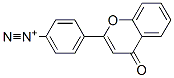 Benzenediazonium, 4-(4-oxo-4H-1-benzopyran-2-yl)- (9CI) Structure