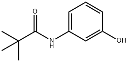 N-(3-Hydroxyphenyl)pivalamide 구조식 이미지
