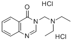 4(3H)-Quinazolinone, 3-((diethylamino)methyl)-, dihydrochloride Structure