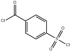 4-(클로로설포닐)벤조일클로라이드 구조식 이미지