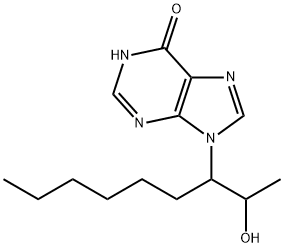 1,9-dihydro-9-[1-(1-hydroxyethyl)heptyl]-6H-purin-6-one 구조식 이미지