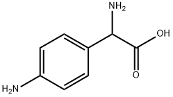 Benzeneacetic acid, alpha,4-diamino- (9CI) Structure