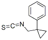 (1-phenylcyclopropyl)methyl isothiocyanate  Structure