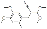 2-Dimethoxymethyl-3-(4,5-dimethoxy-2-methylphenyl)propanenitrile Structure