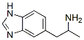 1H-Benzimidazole-5-ethanamine,  -alpha--methyl-  (9CI) Structure