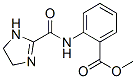 Benzoic acid, 2-[[(4,5-dihydro-1H-imidazol-2-yl)carbonyl]amino]-, methyl ester Structure