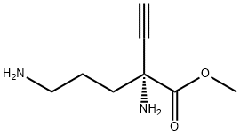 Ornithine, 2-ethynyl-, methyl ester (9CI) Structure