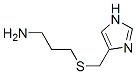 1-Propanamine,  3-[(1H-imidazol-4-ylmethyl)thio]-  (9CI) Structure