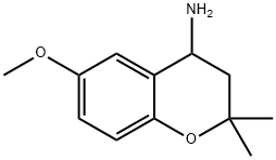 (6-methoxy-2,2-dimethyl-3,4-dihydro-2H-chromen-4-yl)amine(SALTDATA: HCl) 구조식 이미지