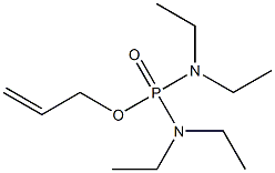 allyl tetraethyldiamidophosphate Structure