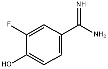 Benzenecarboximidamide, 3-fluoro-4-hydroxy- (9CI) Structure