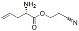 4-Pentenoicacid,2-amino-,2-cyanoethylester,(2S)-(9CI) Structure