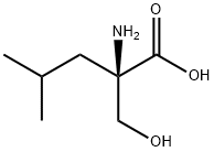 DL-2-ISOBUTYLSERINE 구조식 이미지