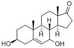 ANDROST-5-EN-17-ONE, 3,7-DIHYDROXY-, (3BETA)- 구조식 이미지